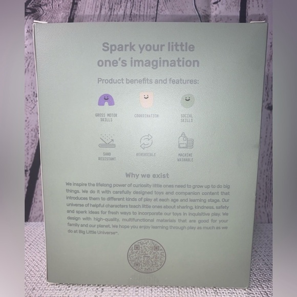 🆕 Little Big Universe Reversible Round Sand Free Beach Blanket - Picture 6 of 12